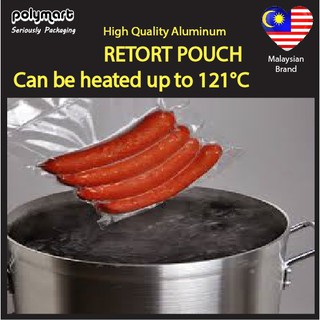 Aluminum RETORT Stand Pouch With Tear Notch 100Pcs Shopee Malaysia