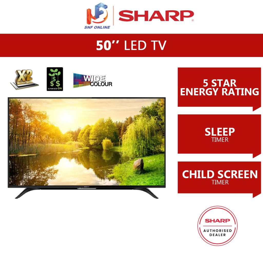 Sharp Led Tv Tc Ad X Tc Ae X Shopee Malaysia