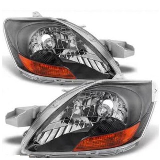 Toyota Vios NCP 93 2008 2012 Head Lamp Flame Black With Orange Signal