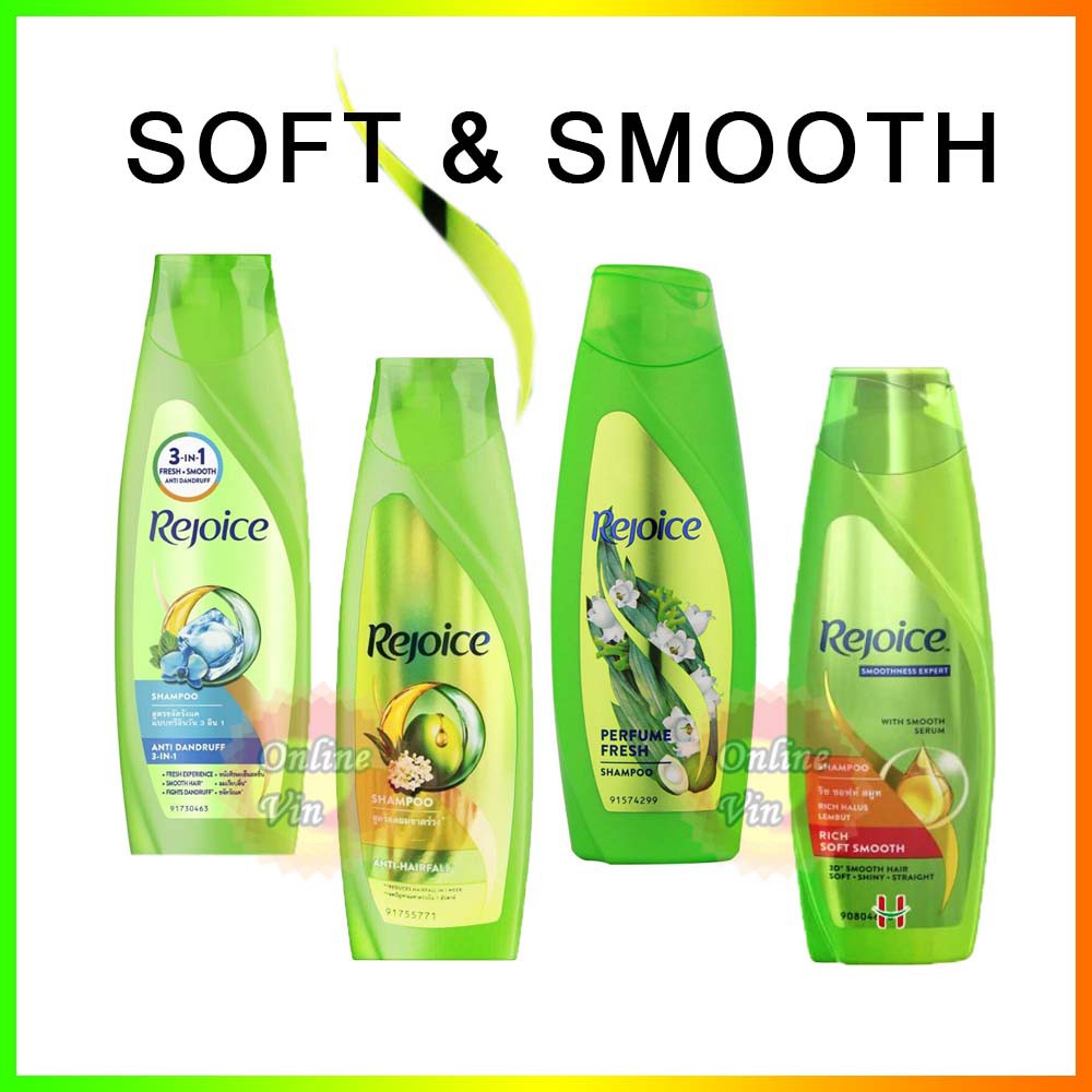 ORIGINAL Rejoice Shampoo Anti Dandruff Rich Soft Smooth Anti