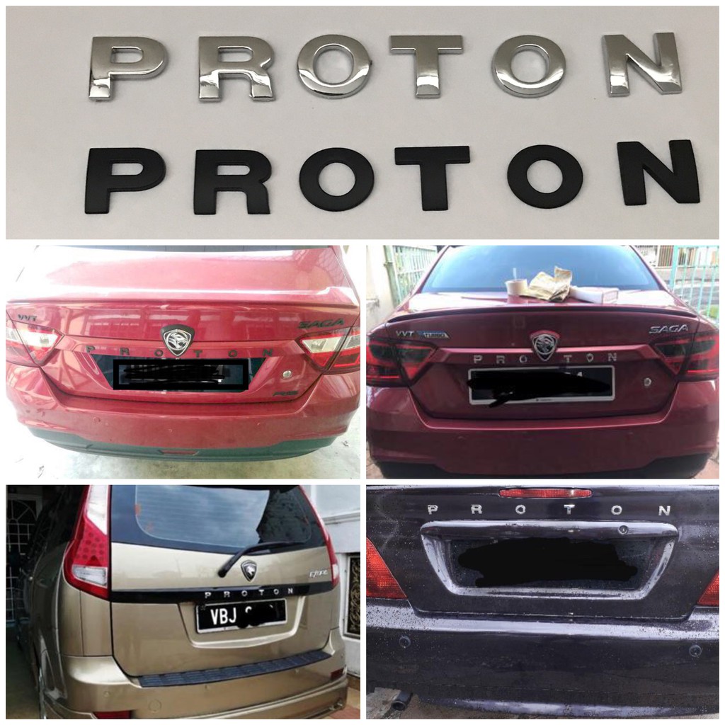 Proton X Proton Saga Proton Exora Waja Persona Iriz Font Huruf Proton