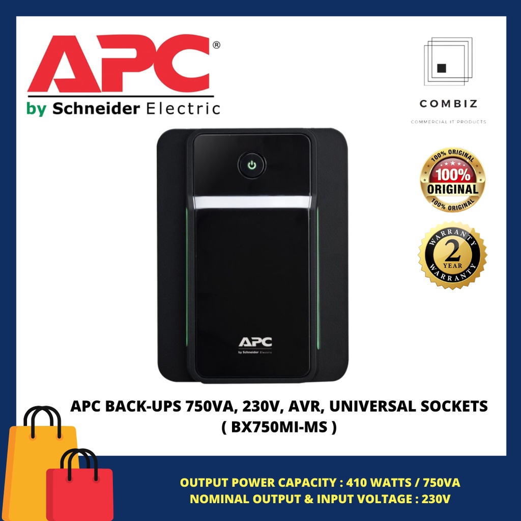 Apc Back Ups Va V Avr Universal Sockets Bx Mi Ms Battery