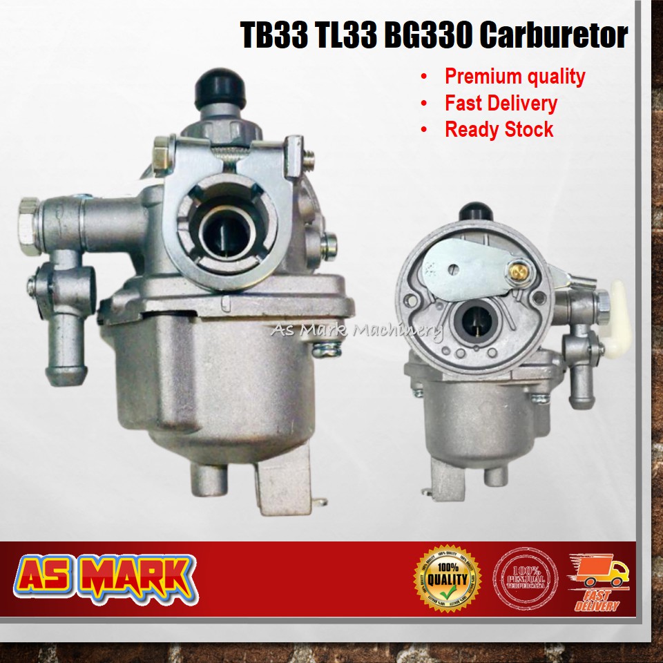 READY STOCK Carburetor TL33 TB33 TU33 BG330 Tokai TL36 Brush