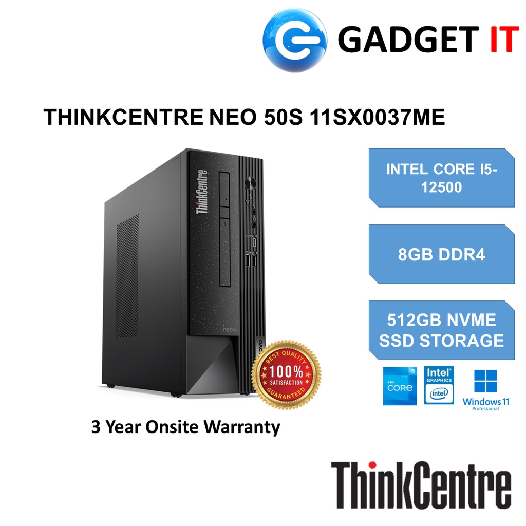 Lenovo Thinkcentre Neo S Sx Me Desktop I Gb Gb Ssd