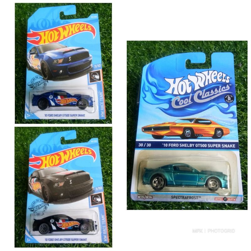 HOT WHEELS 2014 2019 10 FORD SHELBY GT500 SUPER SNAKE HW RACE TEAM