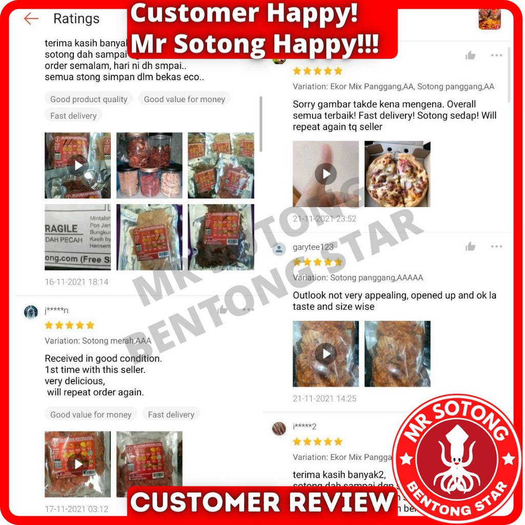 Mr Sotong Bentong Star Online Shop Shopee Malaysia