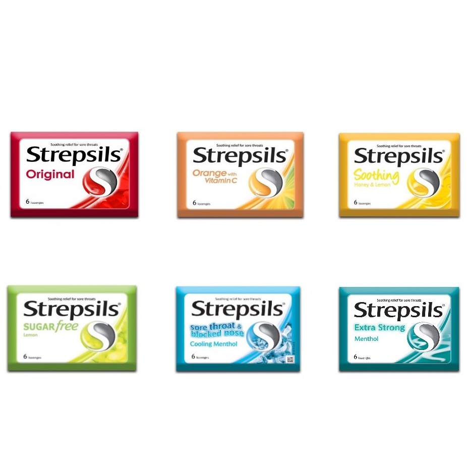 Strepsils Soothing Relief For Sore Throat 6 S Shopee Malaysia