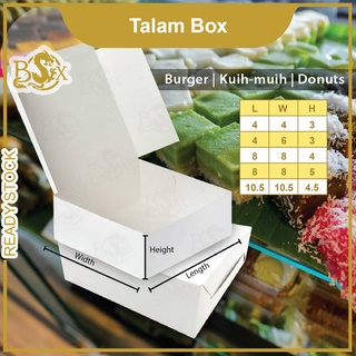 Kotak Kuih Talam Kuih Box Cake Box Pizza Box Packaging Box Packing Box