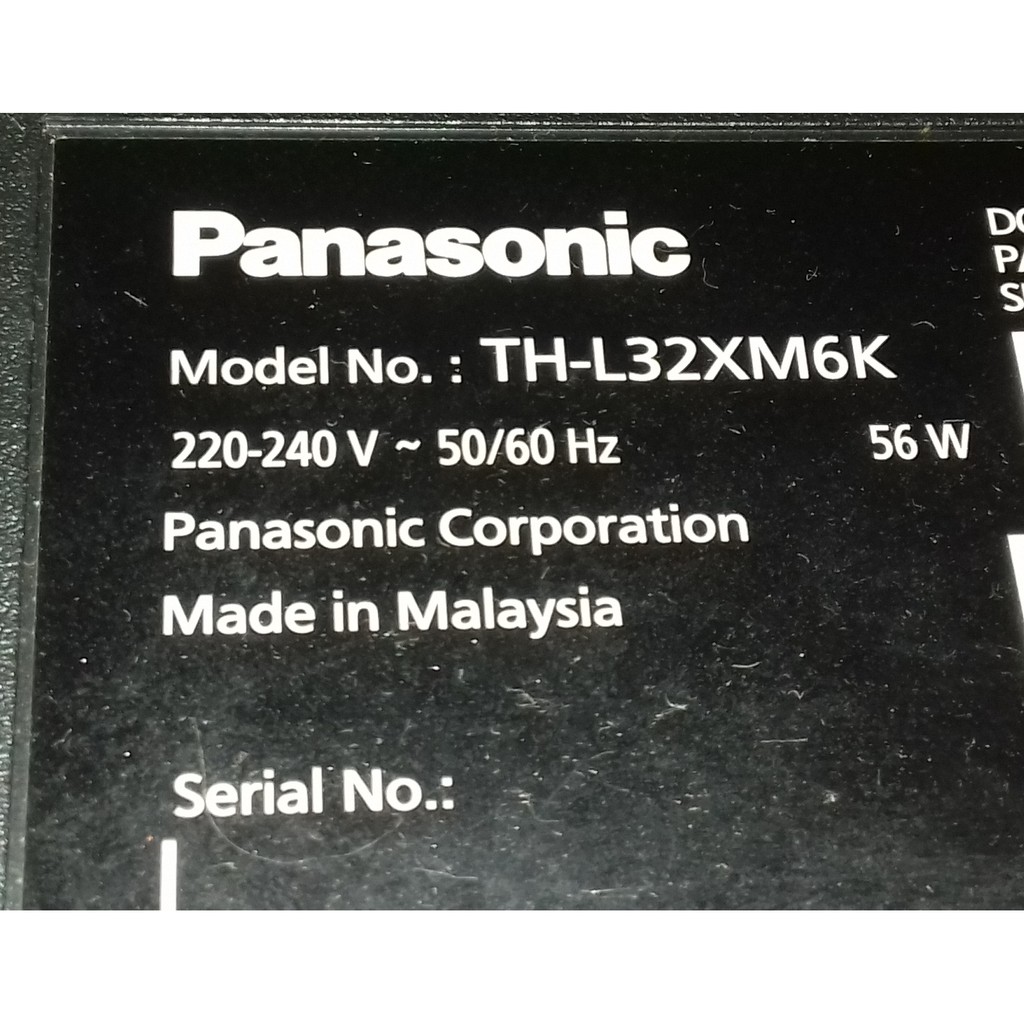 Bd Panasonic Th L Xm K Tnpa Tnp G Tnp G Spare Parts