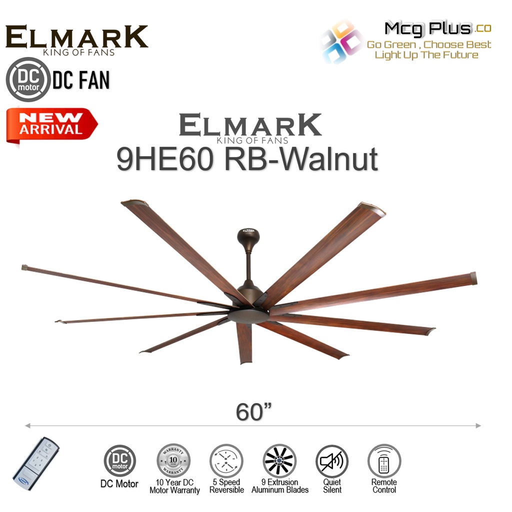 Elmark He Orb Walnut Speed Reversible Dc Motor Extrusion