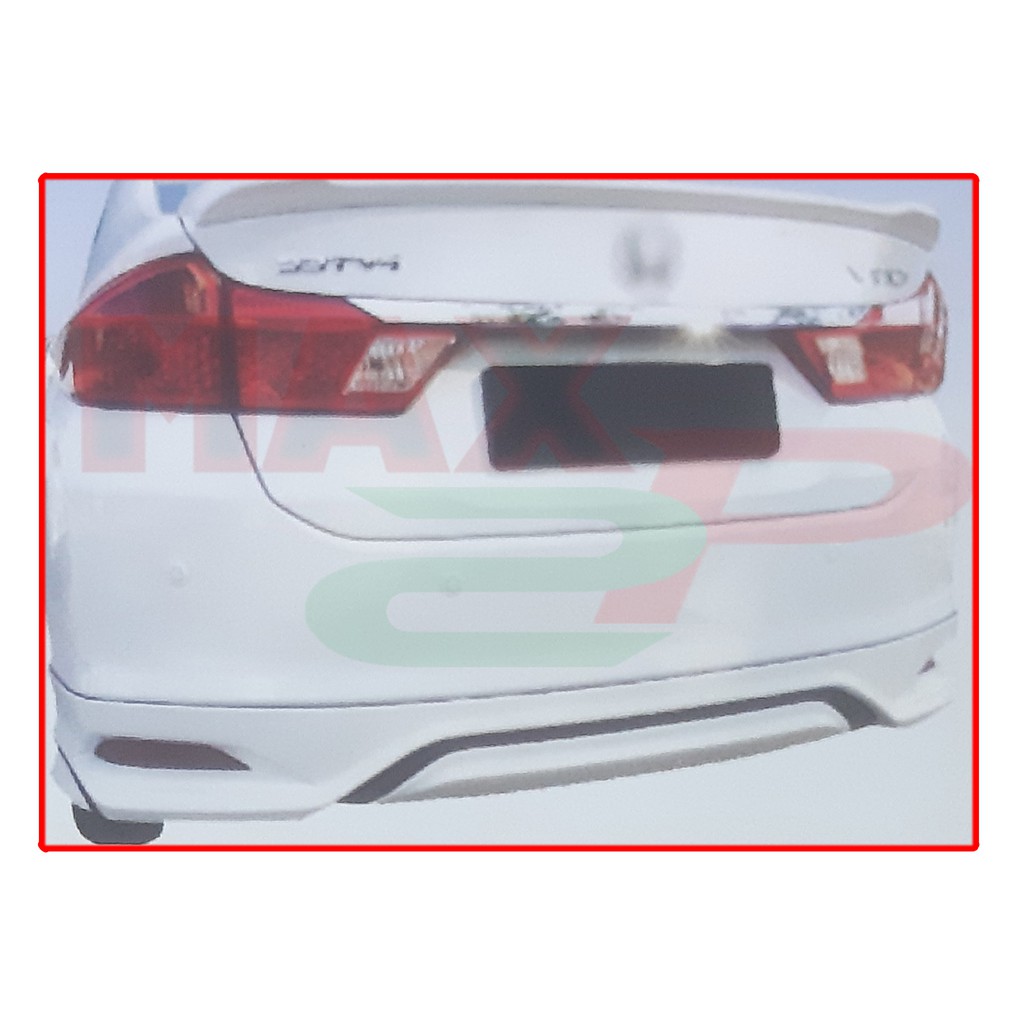 Honda City 2014 MDL Style Rear Back Skirting Bumper Lower Lip Spoiler