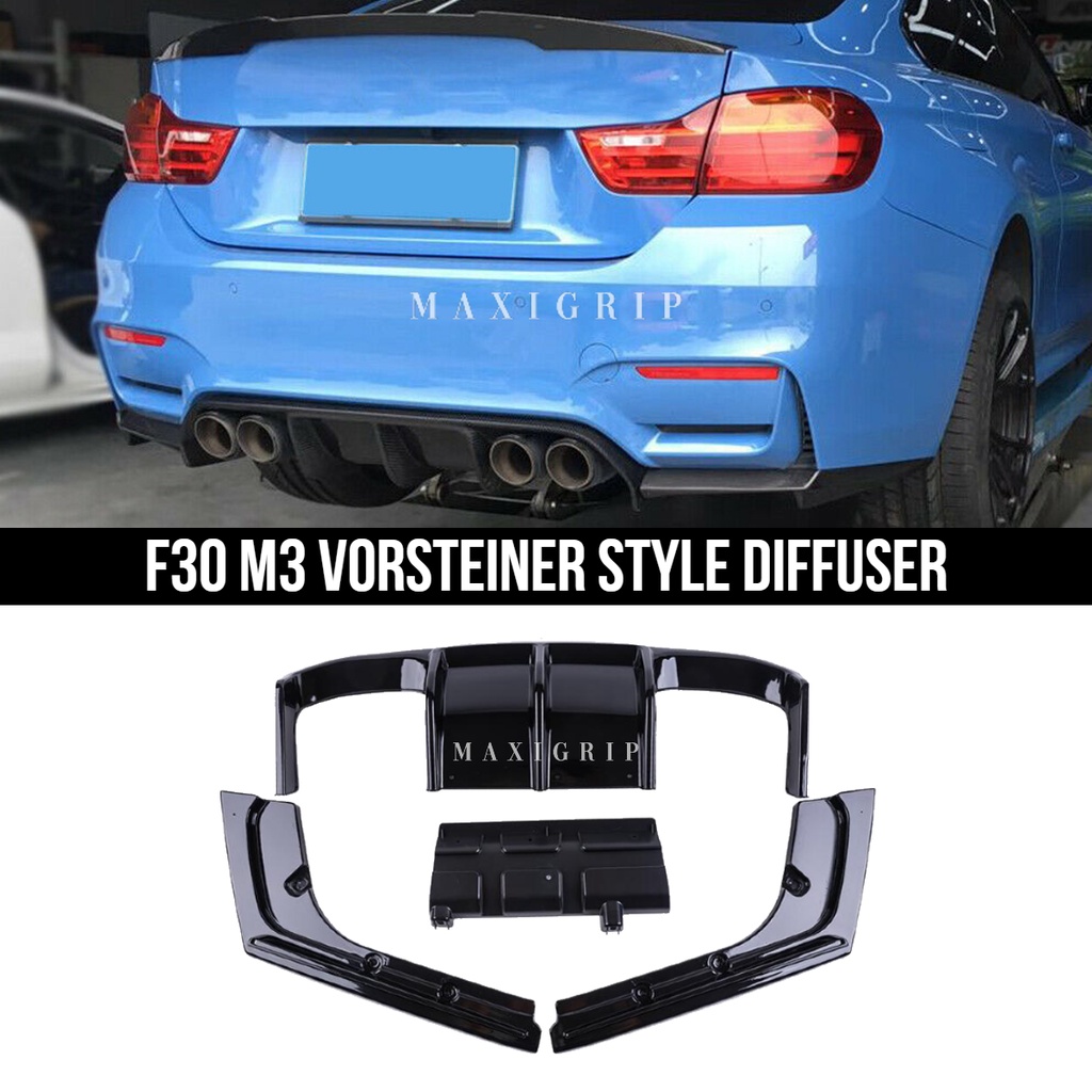 Bmw F M An Rear Bumper Diffuser Vorsteiner V Style Abs Diffuser M