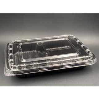 Pcs Benxon Compartment Lunch Box With Lid Disposable Pp Plastic