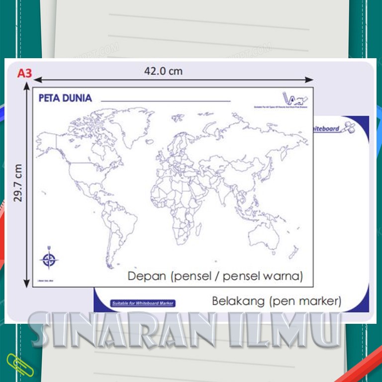 Whiteboard Peta Malaysia Asia Tenggara A Peta Dunia Shopee Malaysia