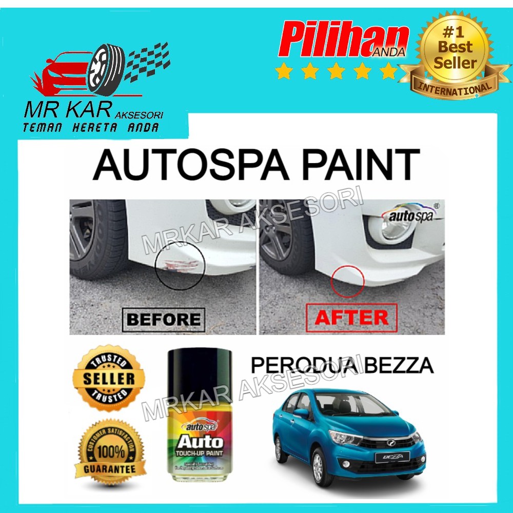 Autospa Touch Up Paint For Perodua Bezza Paint Clear Coat Clear