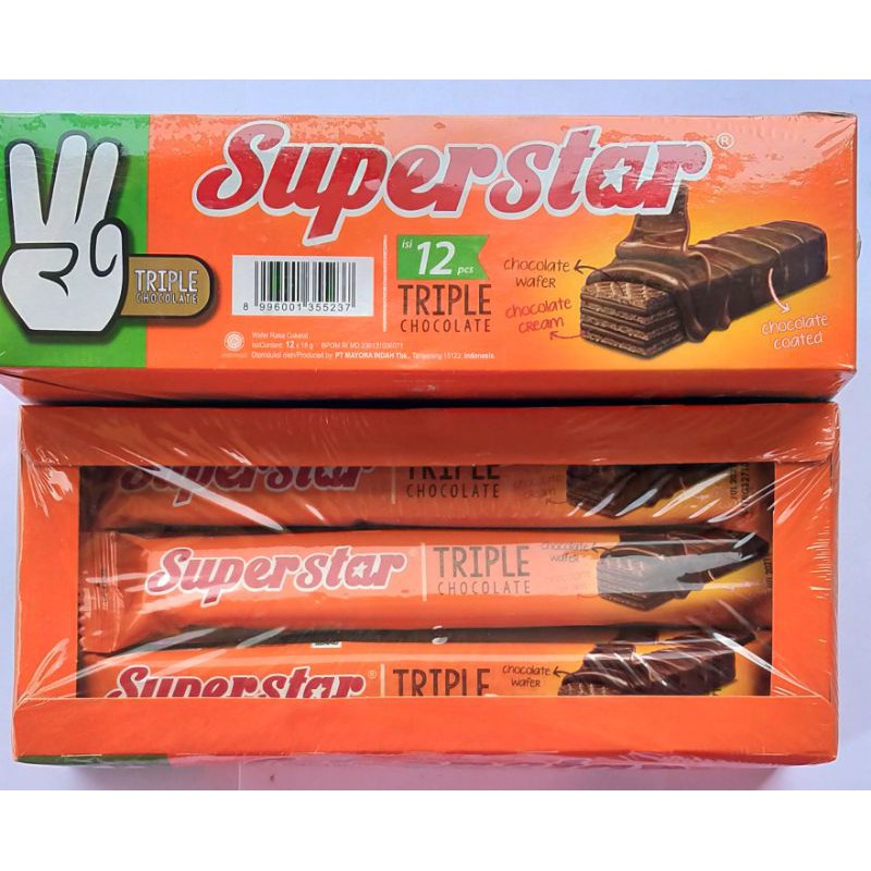 WAFER SUPERSTAR TRIPLE CHOCOLATE Shopee Malaysia