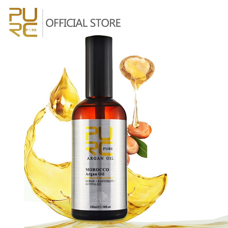 Purc Moroccan Argan Oil Essence Nourishing Hair Essential Oil Hair Care