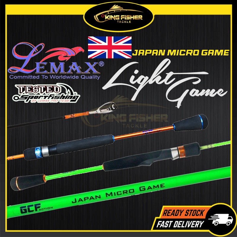 KFT Lemax Japan Micro Game JMG Solid Carbon Spinning Rod Micro Max