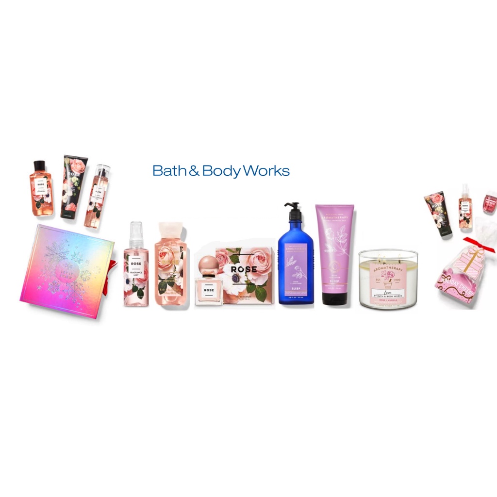 Bath Body Works Love Rose Vanilla Candle Rose Lavender Body Wash