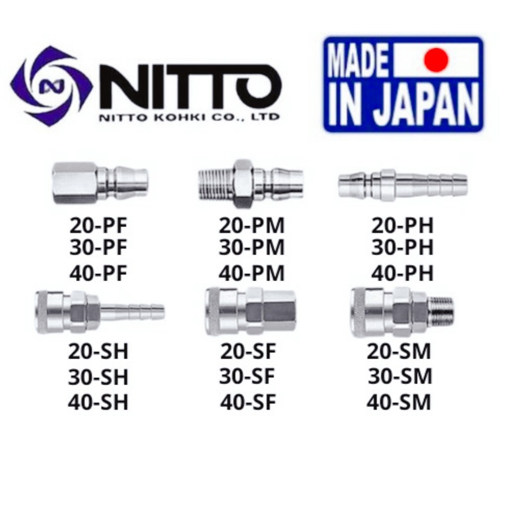 Nitto Kohki Hi Cupla Air Coupling For Air Compressor Air Coupler