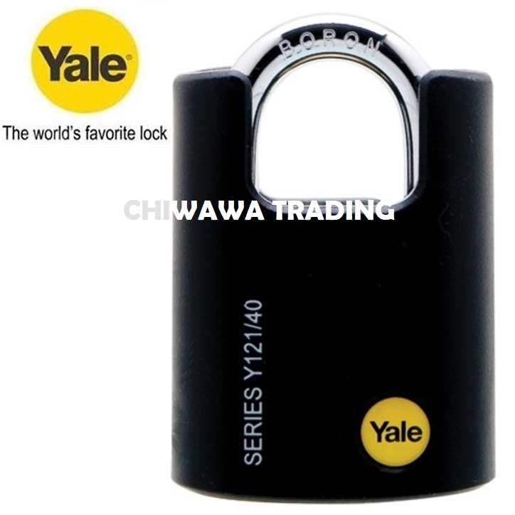 Yale Y121B 40 125 1 Silver Series Outdoor Brass Satin Padlock Baron