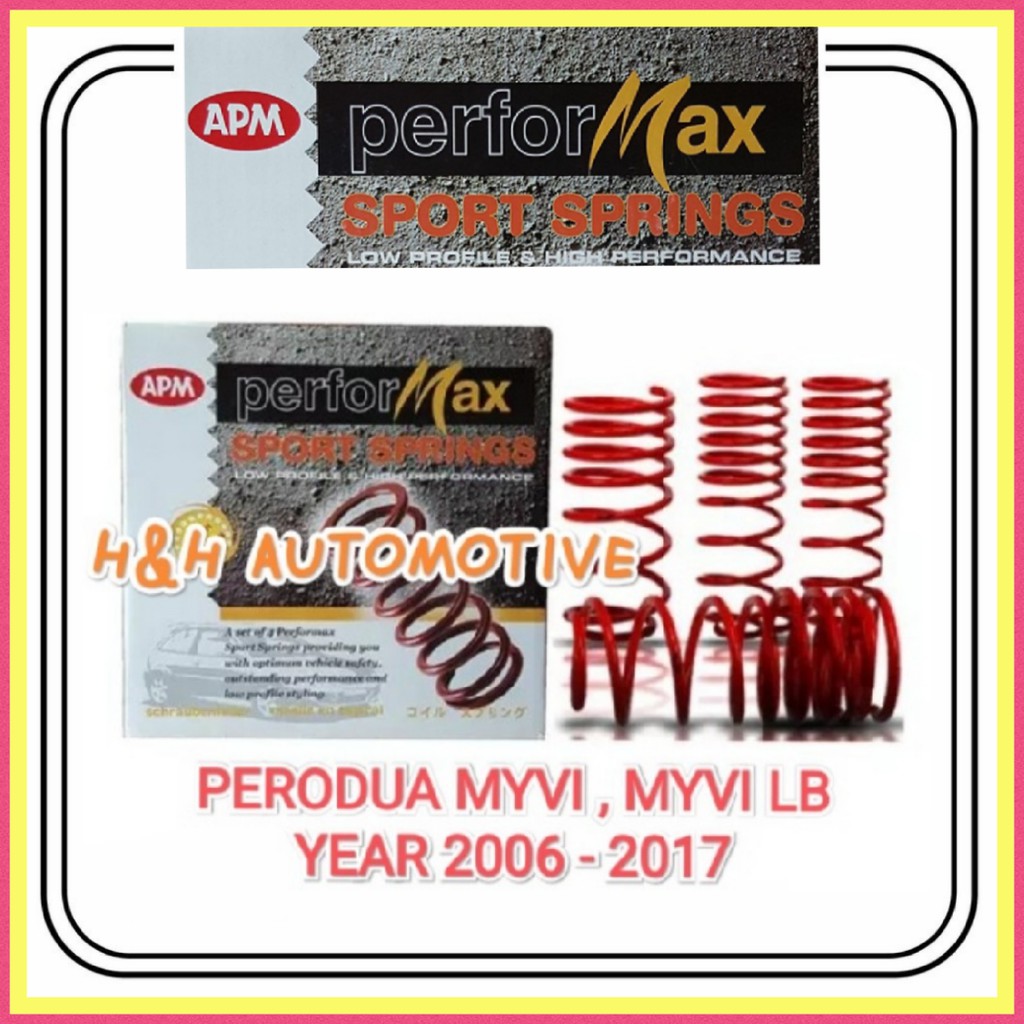 Apm Performax Perodua Myvi Y Myvi Lagi Best Y Lowered Coil