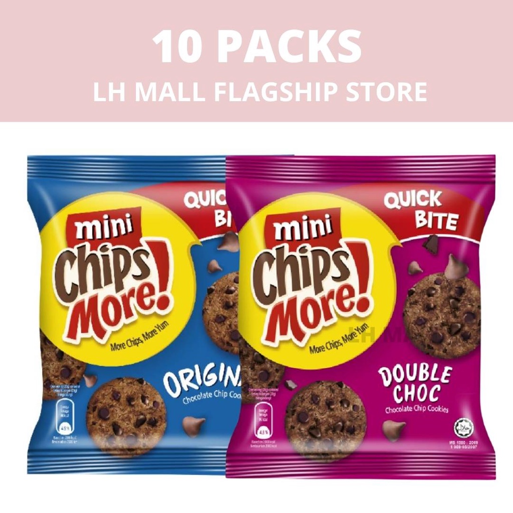 CHIPSMORE Original Double Chocolate Handy Biscuits 10 PACKS