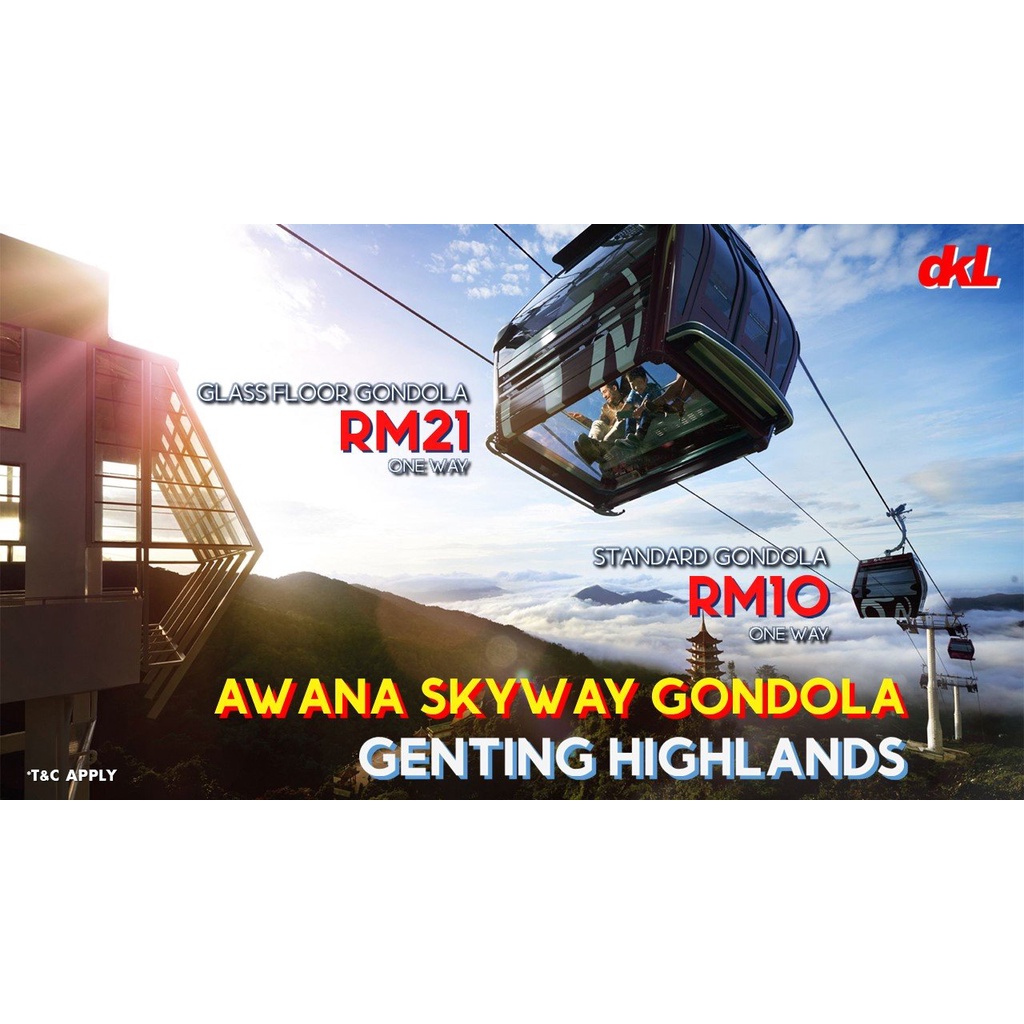 Awana Skyway Gondola Genting Highlands Cable Car Ticket Skip The