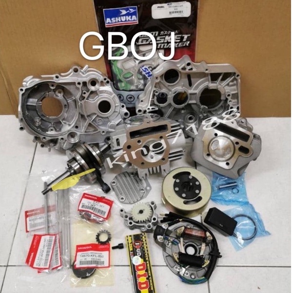 Combo In Cl Crankcase Kiri Kanan Crankshaft Block Head Set Pnp