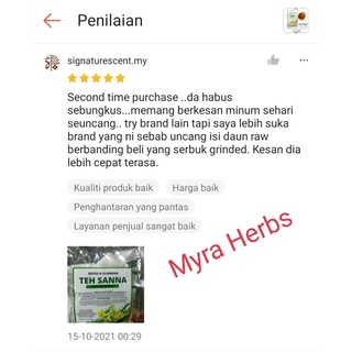 Teh Daun Sanna Senna Gred A ASLI 100 DETOX SLIMMING Shopee Malaysia