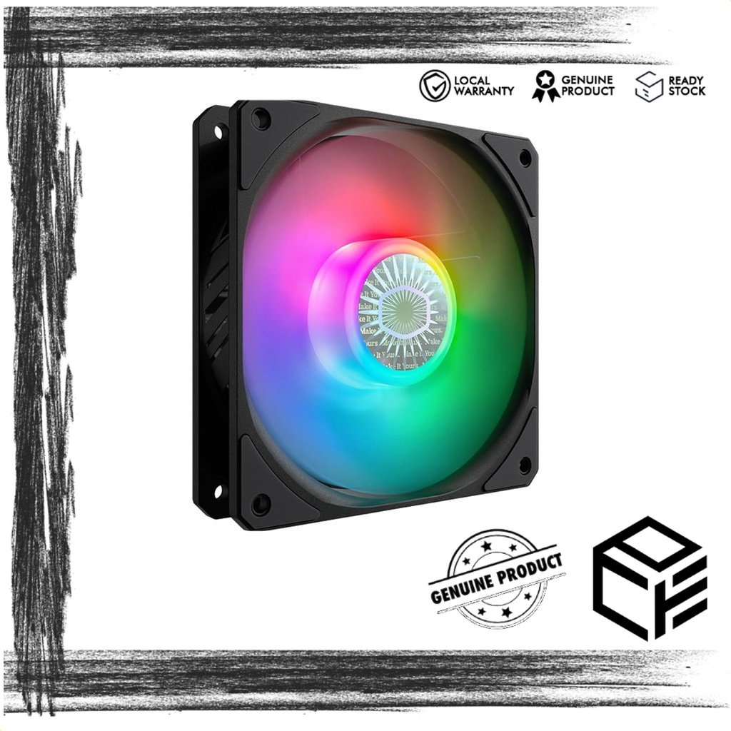 Cooler Master Sickleflow Series Mm Mm Argb Chassis Fan Black