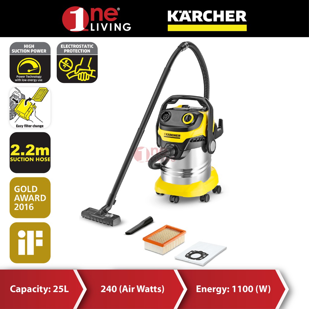 Karcher Multi Purpose Vacuum Cleaner WD5 Premium Shopee Malaysia