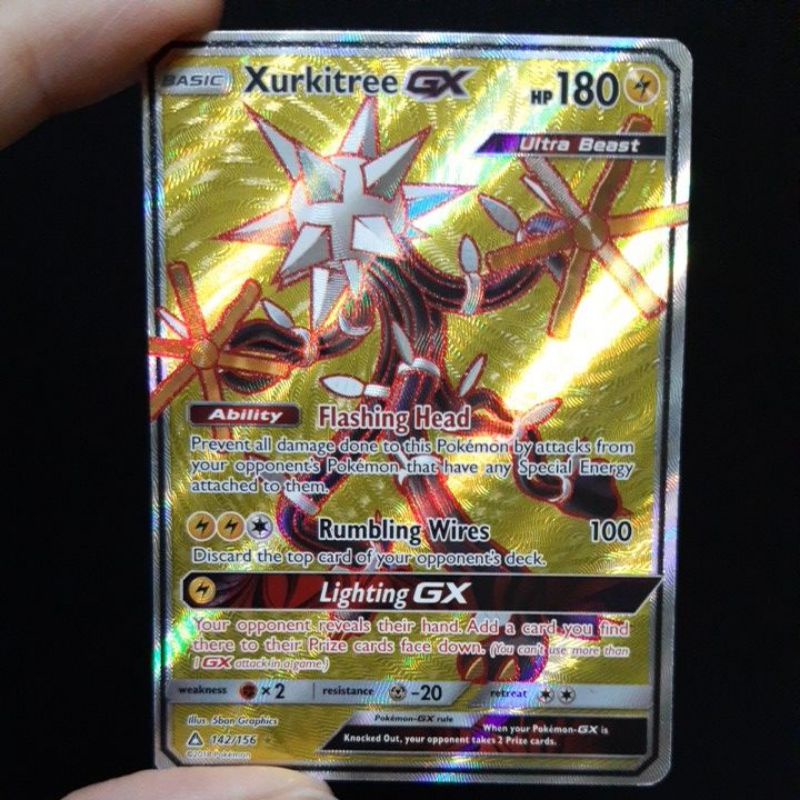 Pokemon Card TCG Xurkitree GX 142 156 Full Art Ultra Rare 100