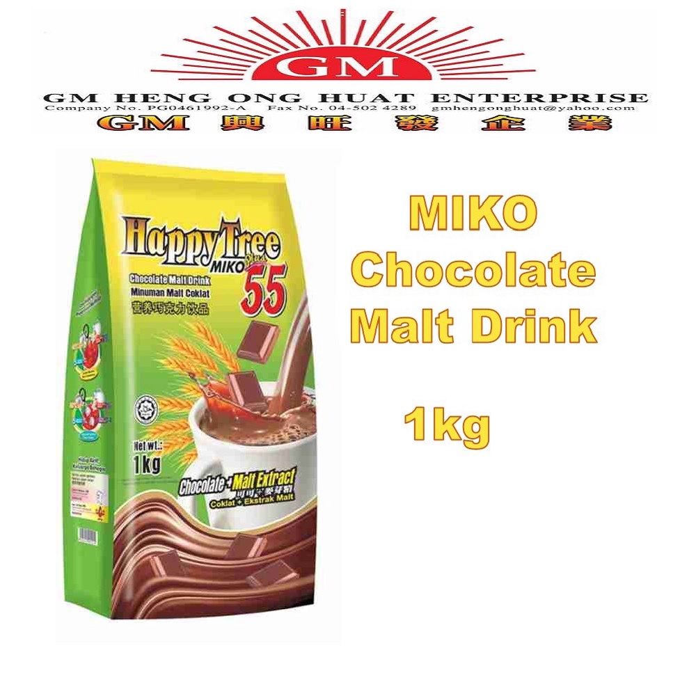 Happy Tree Miko Plus Chocolate Malt Drink Kg Shopee Malaysia