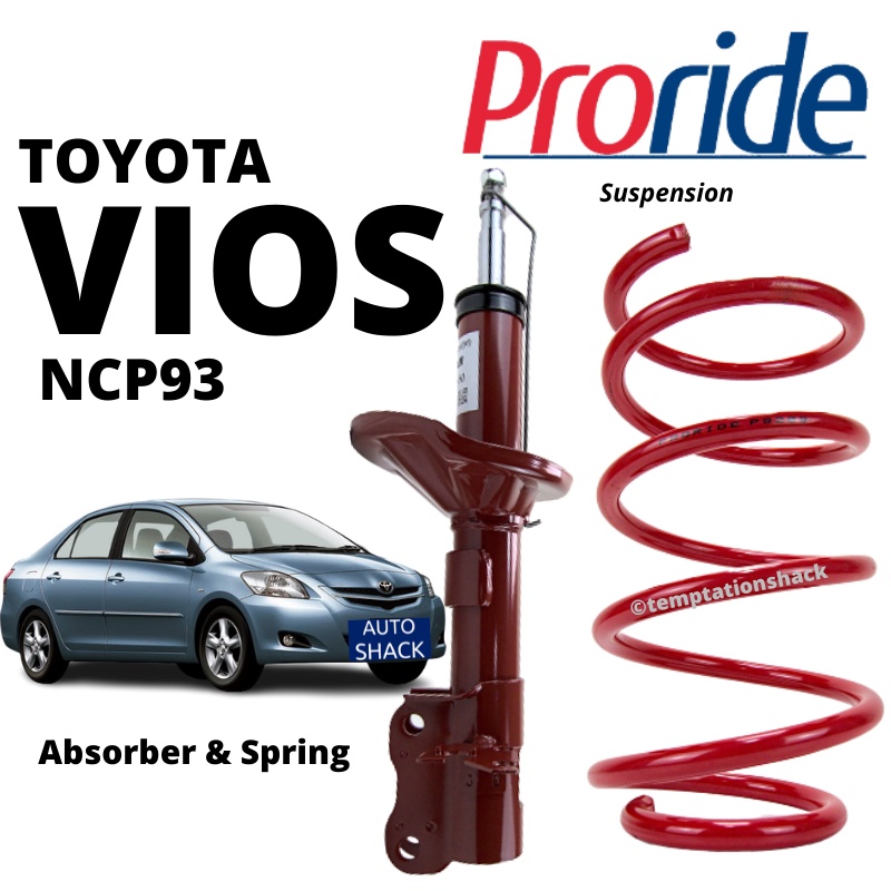 Toyota Vios Ncp Dugong Absorber Spring Proride Suspension Standard