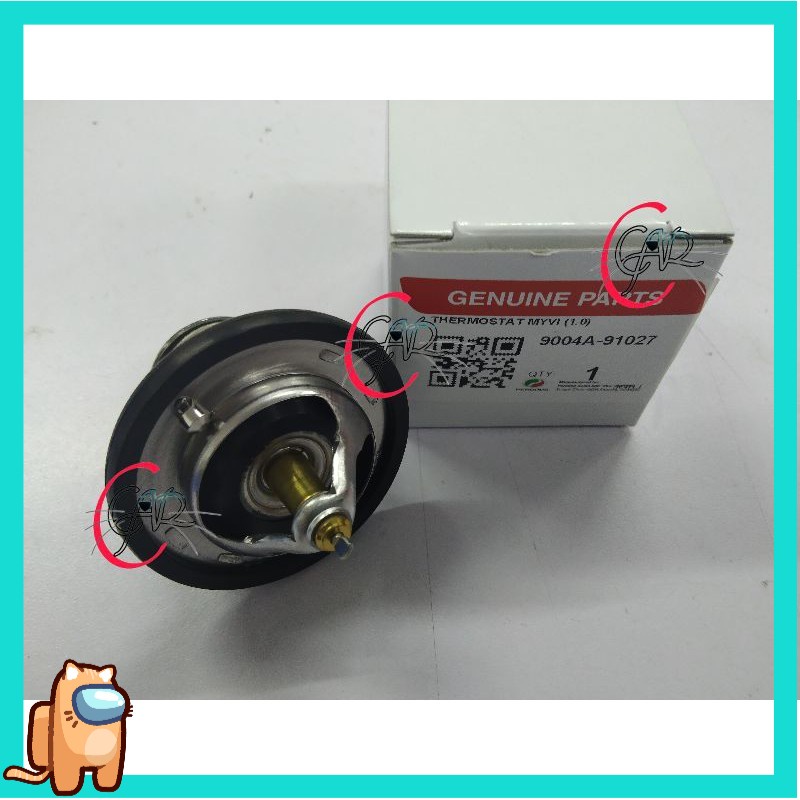 THERMOSTAT ORIGINAL PERODUA KELISA KENARI VIVA MYVI 1 0 9004A 91027