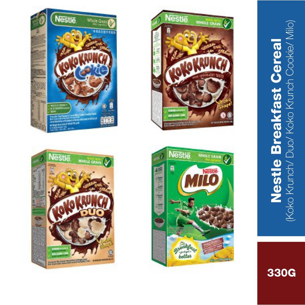 Nestle Breakfast Koko Krunch Duo Koko Krunch Cookie Milo Cereal