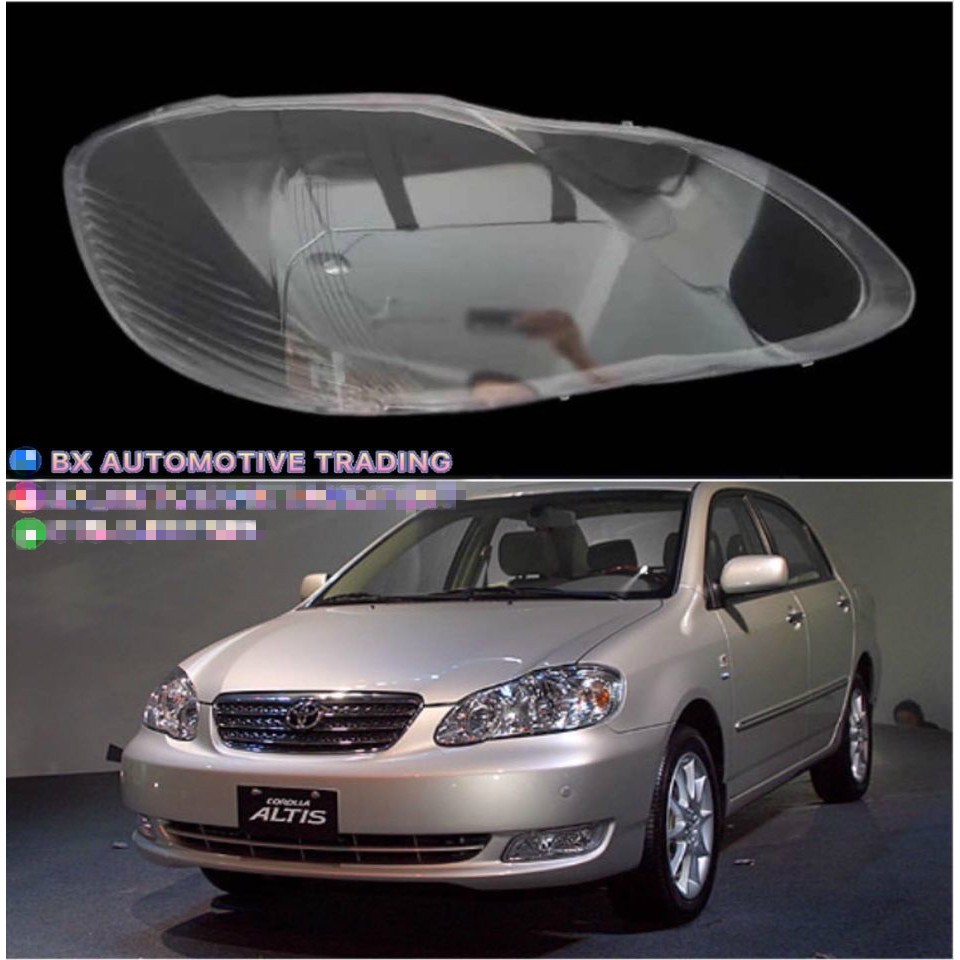 Toyota Altis Headlamp Cover Headlights Cover Shopee Malaysia