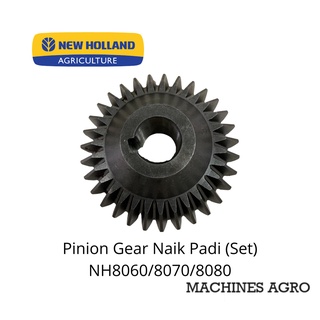 Pinion Gear Naik Padi Set Nh Mesin Padi New Holland