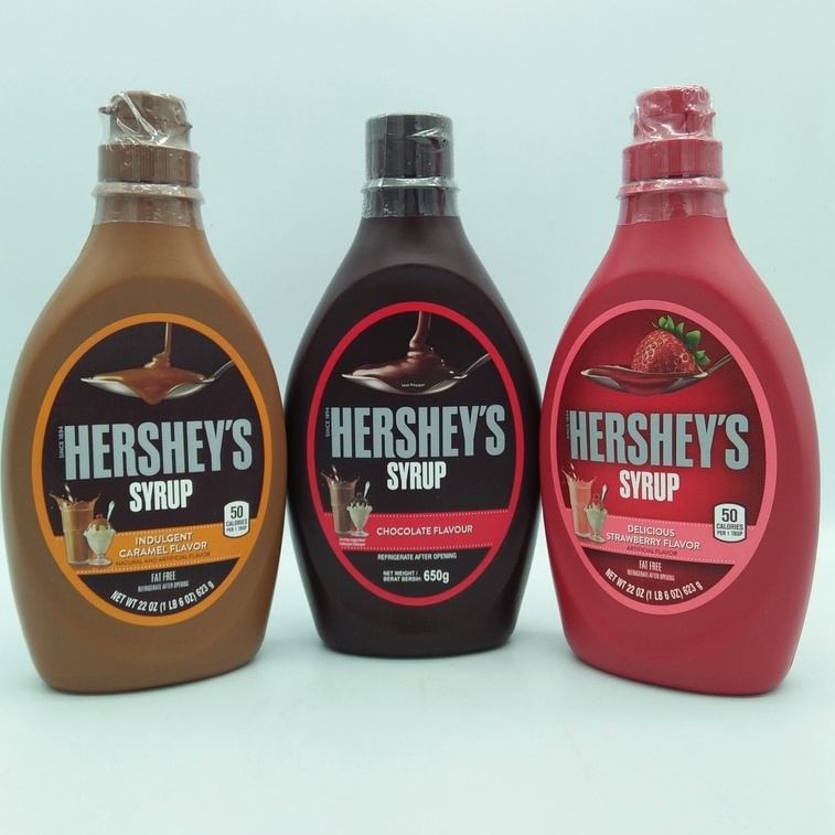 Hershey S Syrup Chocolate 650g Caramel Syrup 623g Shopee Malaysia