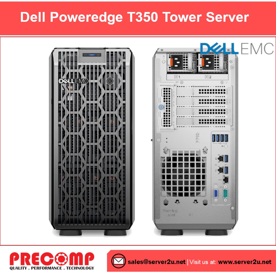 Dell Poweredge T Tower Server E G Gb Gb T E G