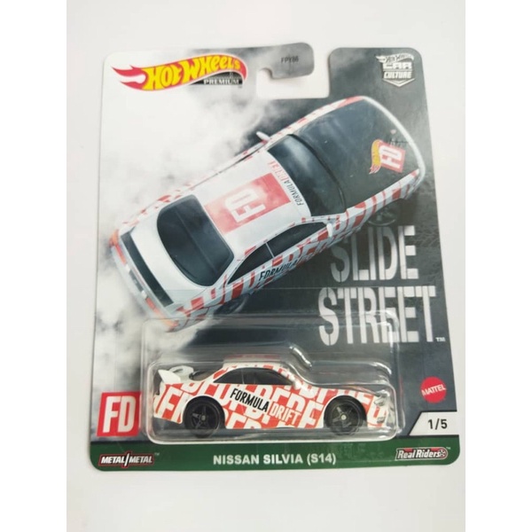 Hot Wheels Premium Slide Street Nissan Silvia S Formula Drift