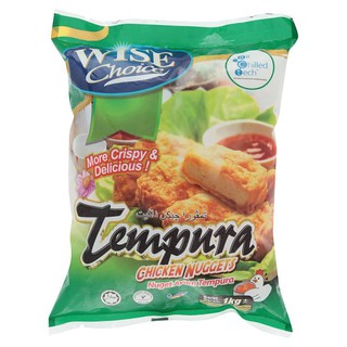 Wise Choice Premium Tempura Chicken Nuggets 1Kg Frozen Halal Nugget