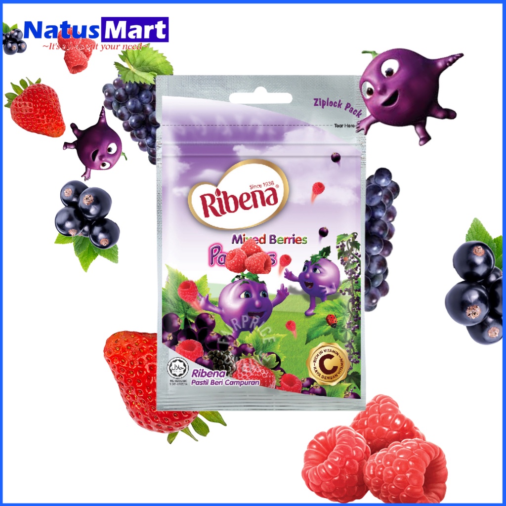 Ribena Pastilles G Mixed Berries Shopee Malaysia