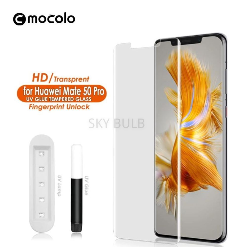 MOCOLO NANO UV LIQUID FULL GLUE 3D TEMPERED GLASS FOR HUAWEI MATE 50