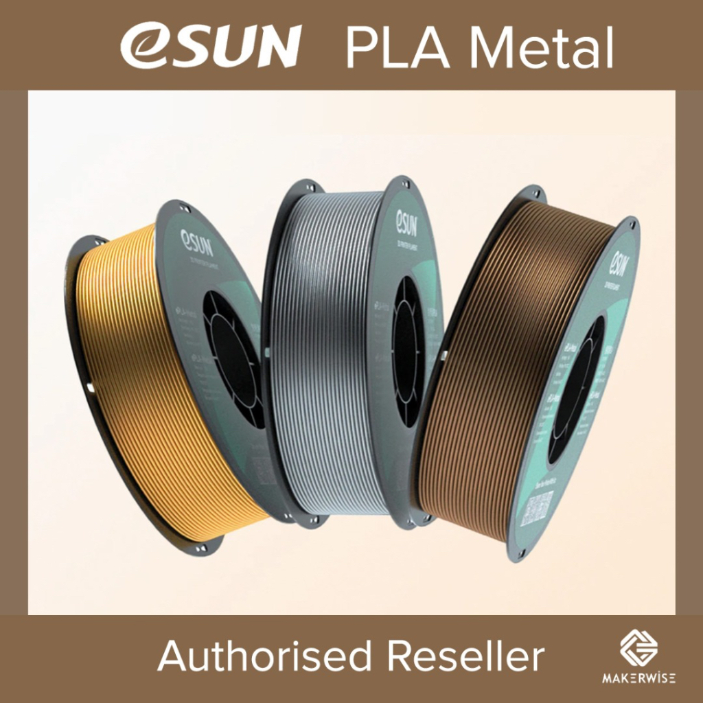 Genuine ESUN PLA Metal Filaments 1 75mm 1KG Metal Colours Series For