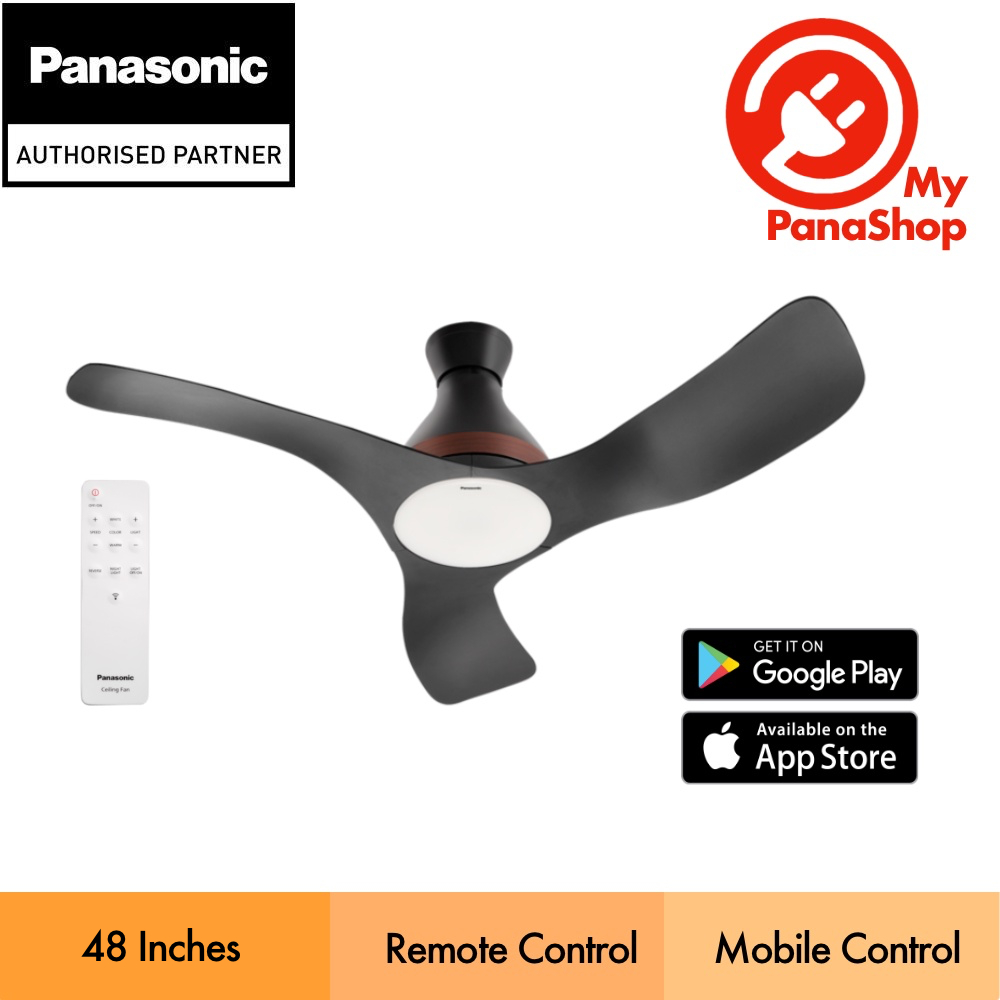 Panasonic WIFAN 3 Blades LED DC Motor Ceiling Fan 48 WiFi F