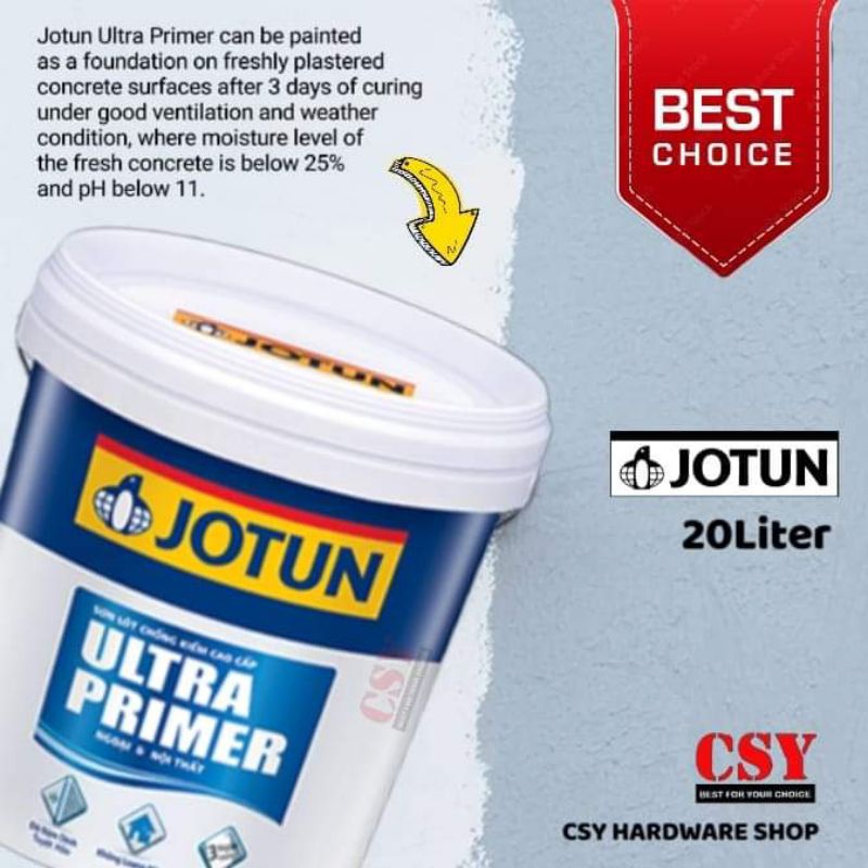 Jotun Ultra Primer 20L Wall Sealer Undercoat Dinding Tahan Shopee