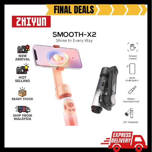 Zhiyun Smooth X Gimbal Stabilizer Extendable Handheld Gimbal Built