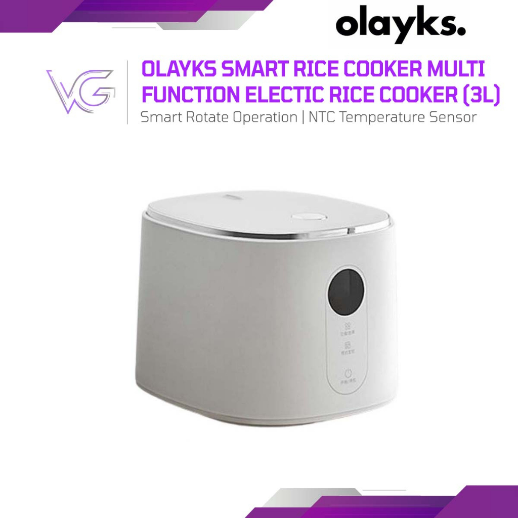 Olayks Smart Rice Cooker Multifunction Electric Rice Cooker 3L